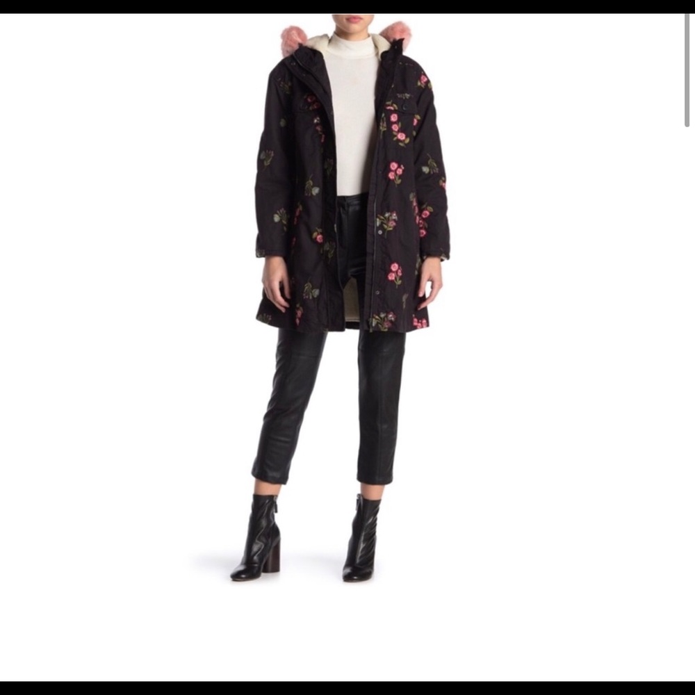 Authentic Kate Spade ♠️ Floral Winter Coat